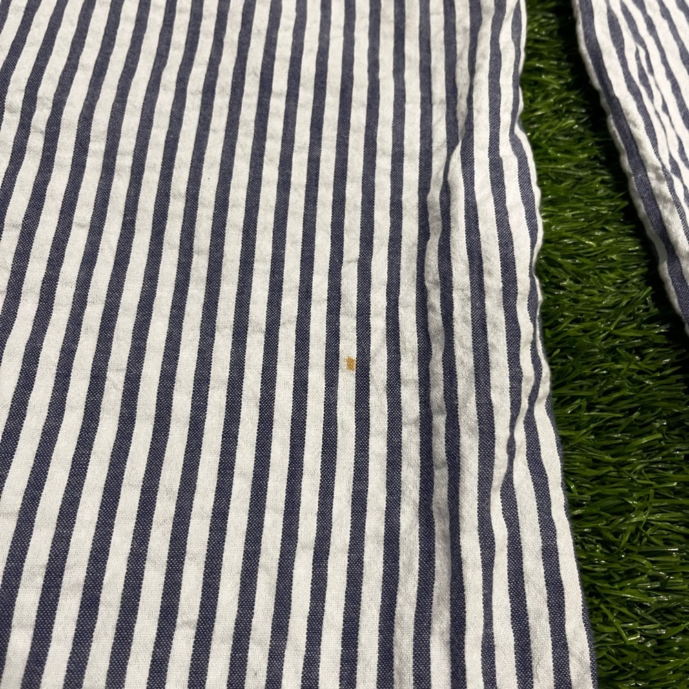 Urban Outfitters Monochrome Beach Striped Wide-Leg Pants Small - Picture 9 of 11